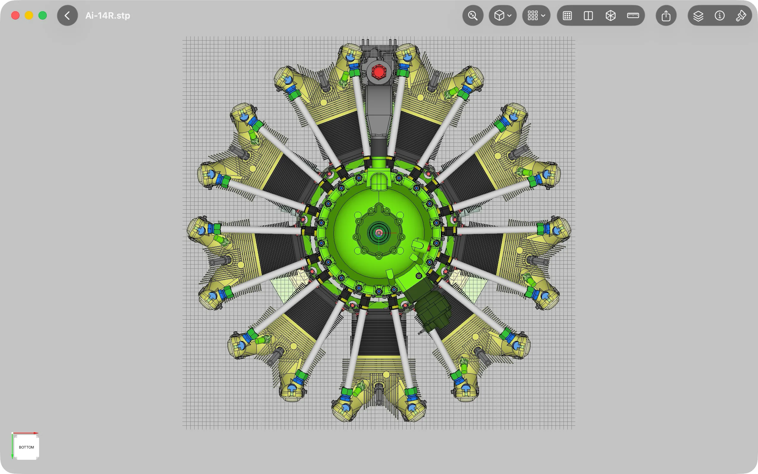 Viewra STEP format support for STEP and IGES files.
