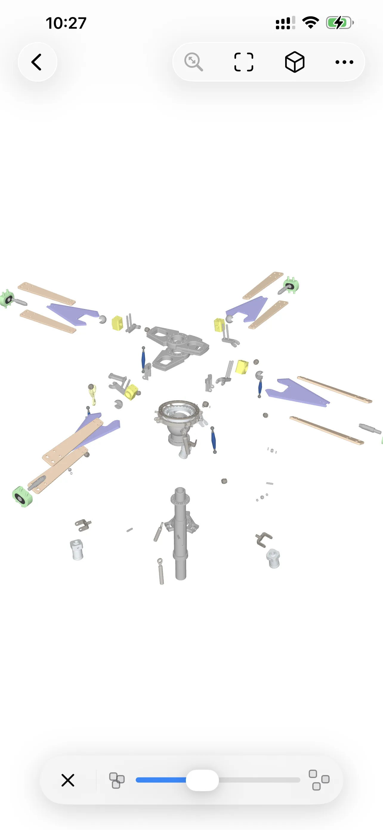Viewra 3D model tree controls.